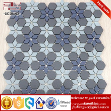 chinese supplier 2017 New Parquet design Art background wall crystal glass mosaic wall tile